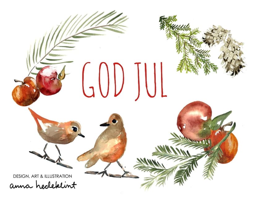 Julbord i Gullered